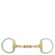 BR Wędzidło oliwkowe podwójnie łamane Curved Soft Contact 16 mm