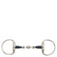 BR Wędzidło podwójnie łamane Eggbutt Snaffle 14mm