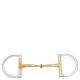 BR Wędzidło D-Ring pojedynczo łamane Soft Contact 12 mm