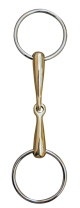 HKM Wędzidło łamane z argentanu 18 mm - 12,5cm WYPRZEDAŻ