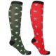 QHP Świąteczne podkolanówki "Christmas" Elf/Rudolf (2 pary)