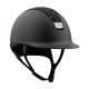 SAMSHIELD Kask Shadowmatt Black Royal Flower Swarovski 2.0 - czarny M  WYPRZEDAŻ